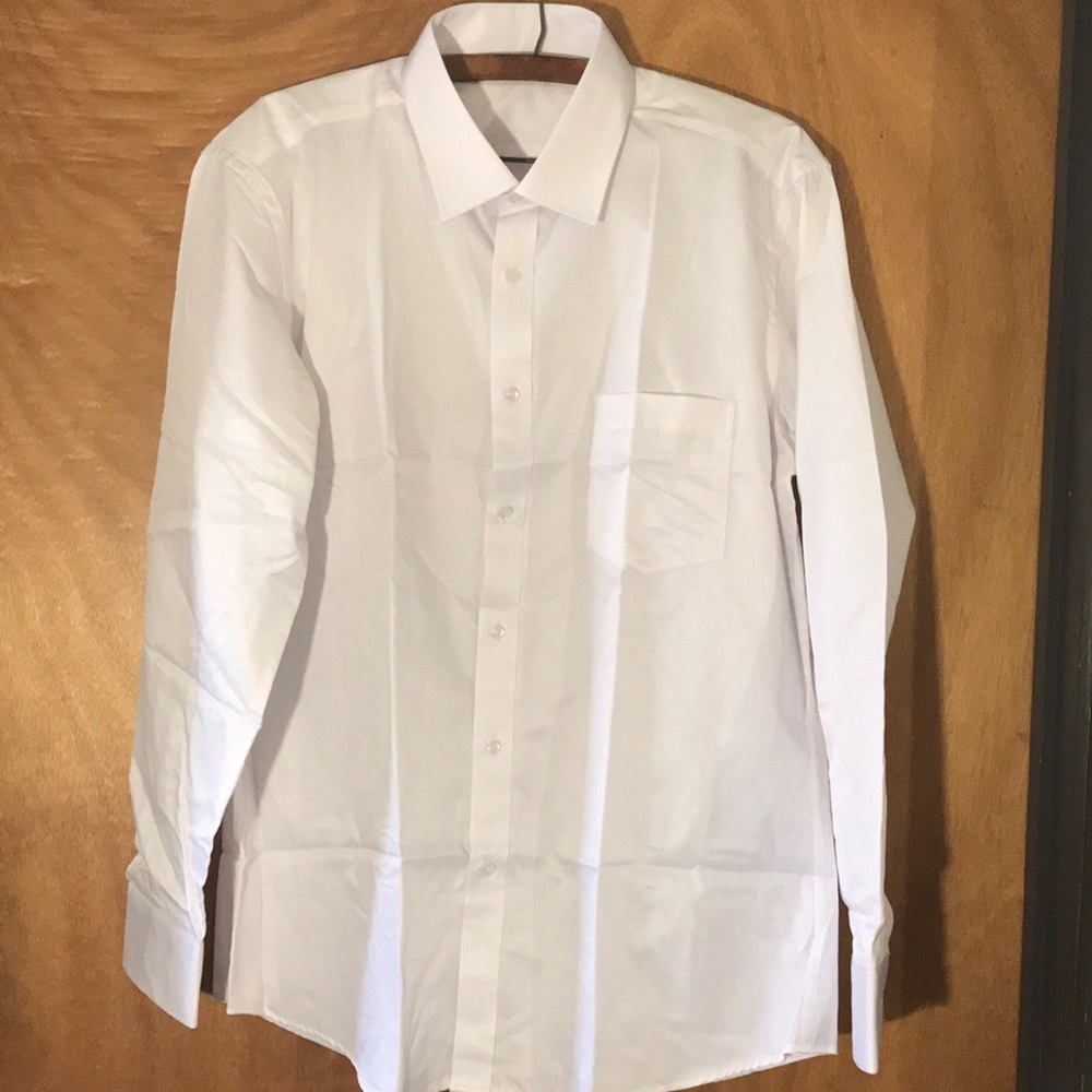 🎉Just In🎉 White Twill Dress Shirt. Neck Size: 17”, 17.5”,  18’